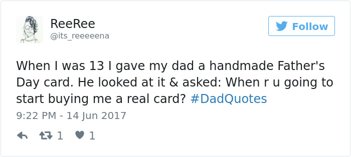 Dadquotes Tweet