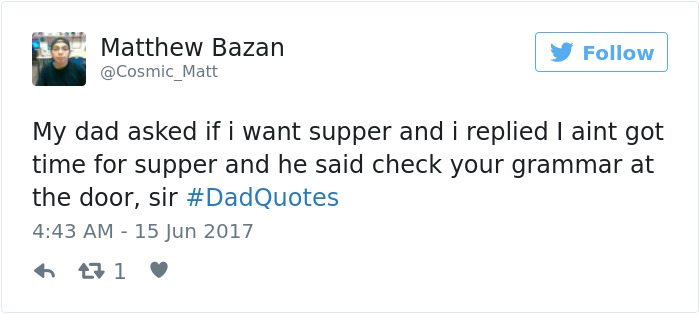 Dadquotes Tweet
