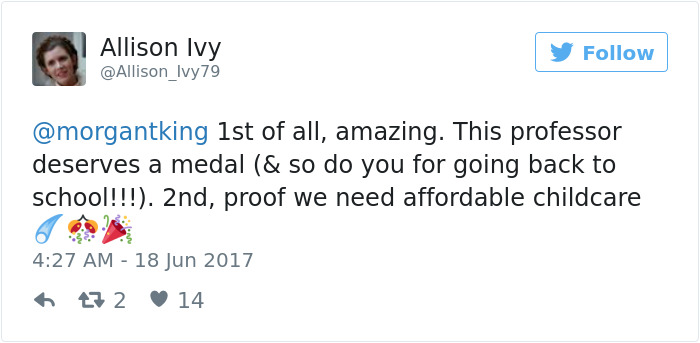 Single Mom Shares Her Professor's Response After She Misses Class, And Professor’s Response Wins The Internet Single Mom Shares Her Professor's Response After She Misses Class, And Professor’s Response Wins The Internet