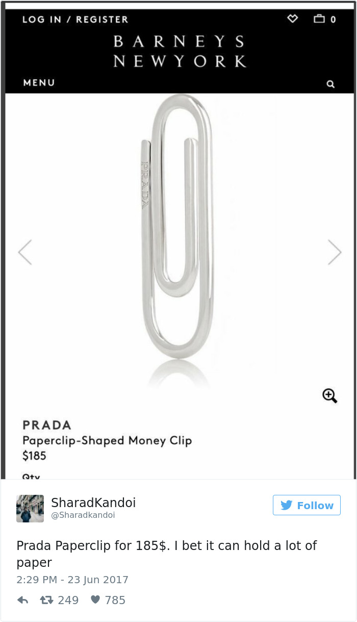 Prada Paperclip