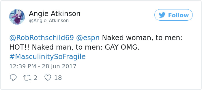 ESPN Put A Nude Guy On Its Magazine's Cover And Some Men Can't Handle It