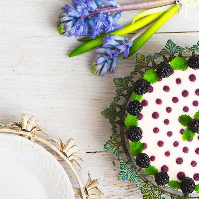 Floral Vegan Cake