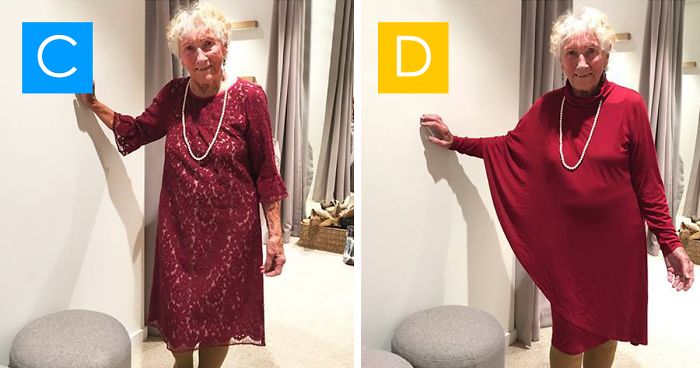 93-Year-Old Bride Asks The Internet To Help Her Pick Her Wedding Dress: A, B, C or D?
