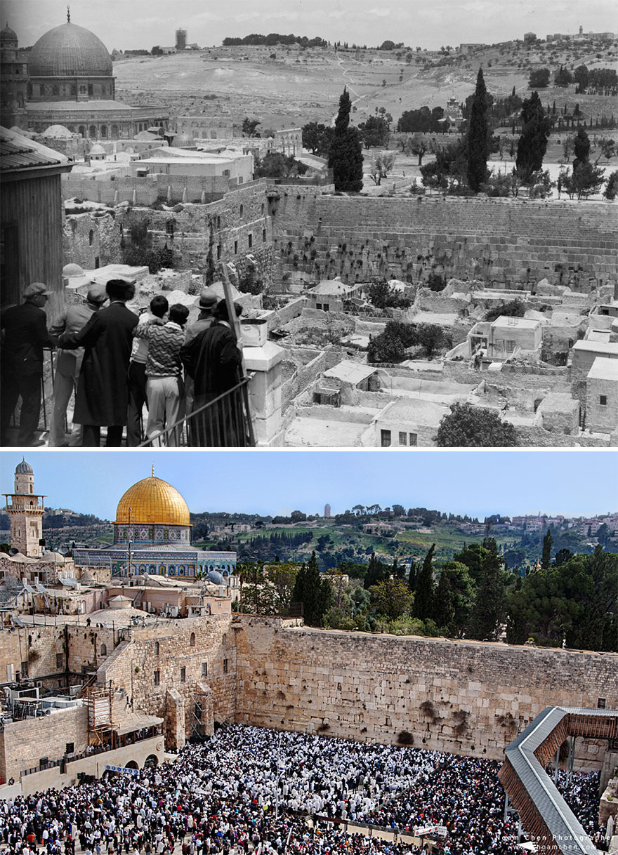 Overlooking The Temple Mount And Western Wall: The Temple Mount Is The Very Heart Of Jerusalem And Is Probably The Most Important Religious Site In The World, Directly Linked To The Core Of The Bible