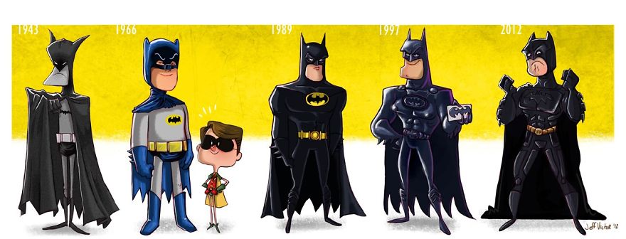 The Evolution Of Batman