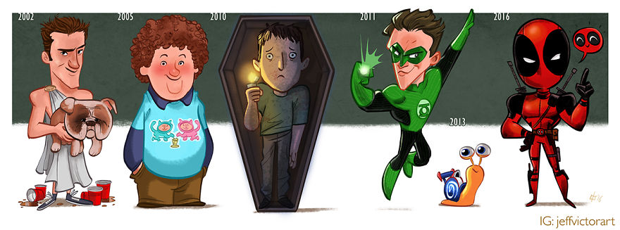 The Evolution Of Ryan Reynolds