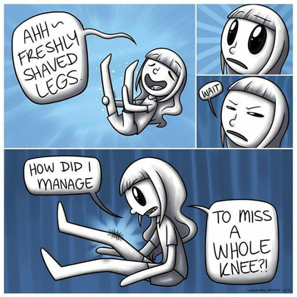 Funny Shaving Comic