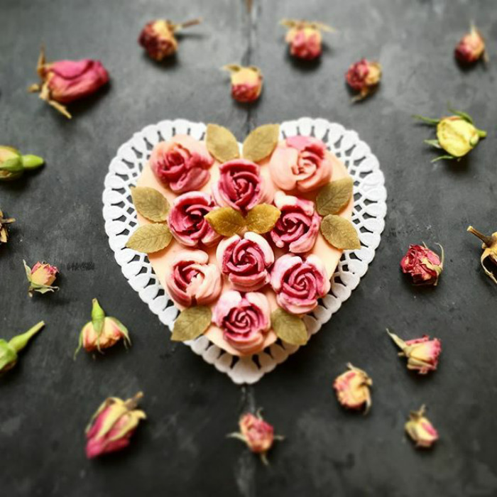 Floral Vegan Cake