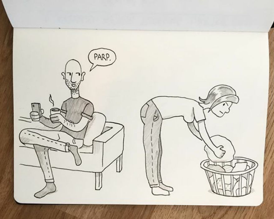 Sometimes When Kellie Is Doing Stuff And She Bends Over I Say 'parp' As If She's Farted