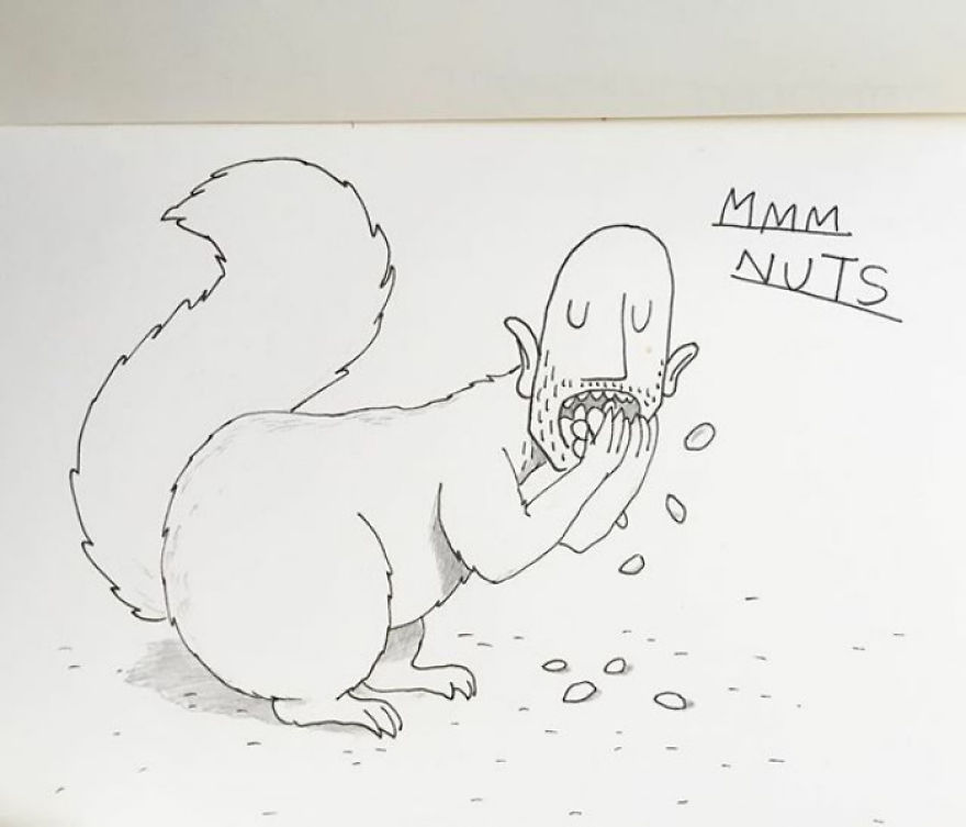 I Love To Snack On Nuts, Kellie Says I'm Like A Squirrel