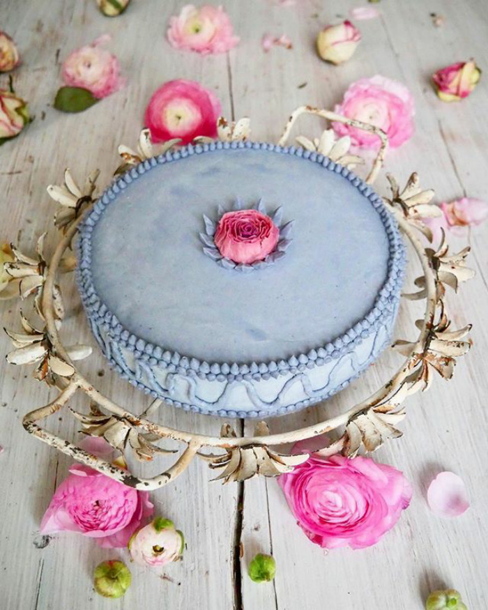 Floral Vegan Cake