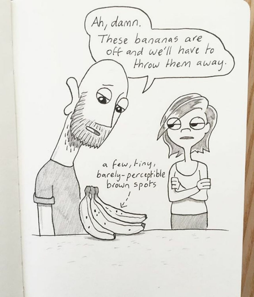 Anyone Else Incredibly Fussy About Bananas? For Me They Have To Be Completely Yellow - Not Green - And Have Absolutely No Brown Spots. Kellie Likes Them Almost Totally Covered In Brown Spots, The Weirdo