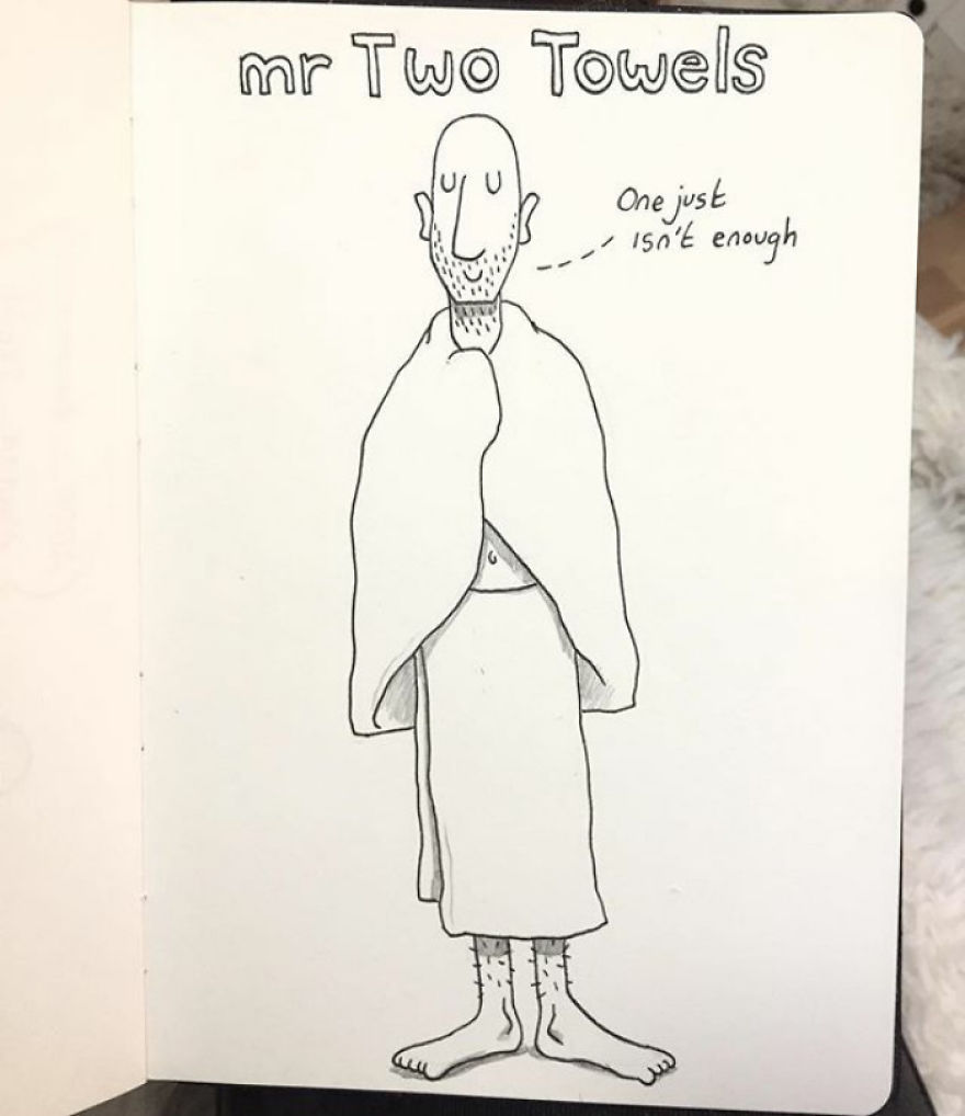 Kellie Finds It Funny The Way I Always Use Two Towels When I Get Out Of The Bath Or Shower. I Thought Everyone Did?