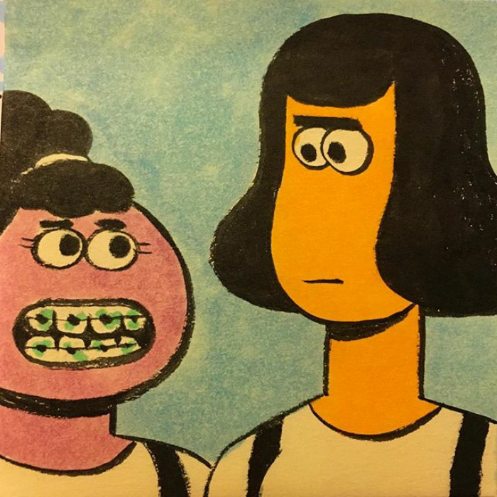 When Your Best Friend Asks If She Has Anything Stuck In Her Braces And She Basically Has The Entire Buffet In There