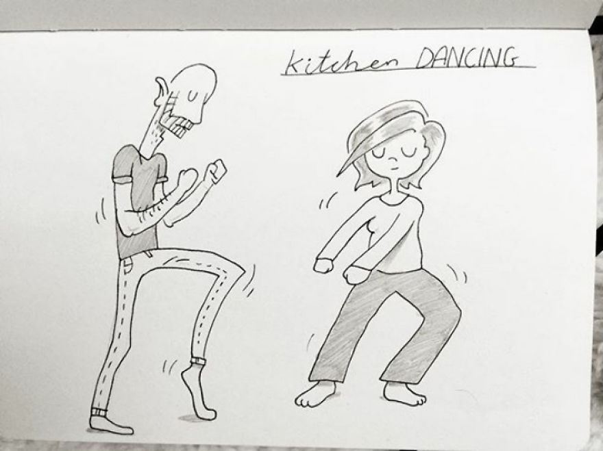 Sometimes Kellie And I Will Be Talking To Each Other When We'll Suddenly Break Out In Spontaneous Silent Dancing