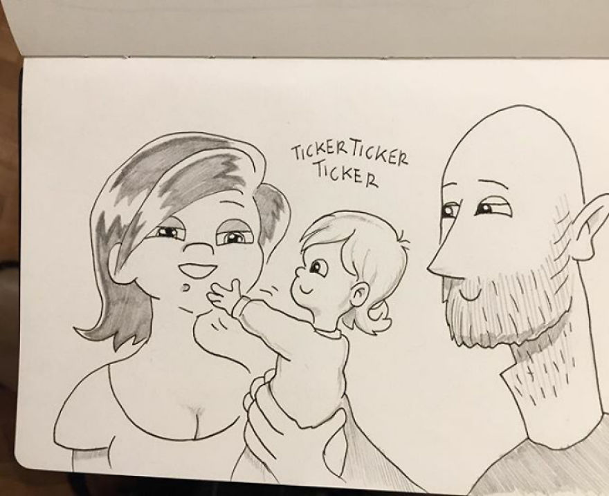 Kellie Has A Mole On Her Face. If I Say To Poppy 'where's Mummy's Mole?' She Pretends To Tickle It And Says 'tickertickerticker'