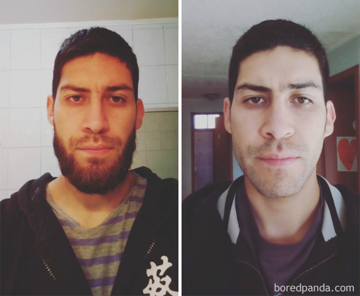 Before And After Shave