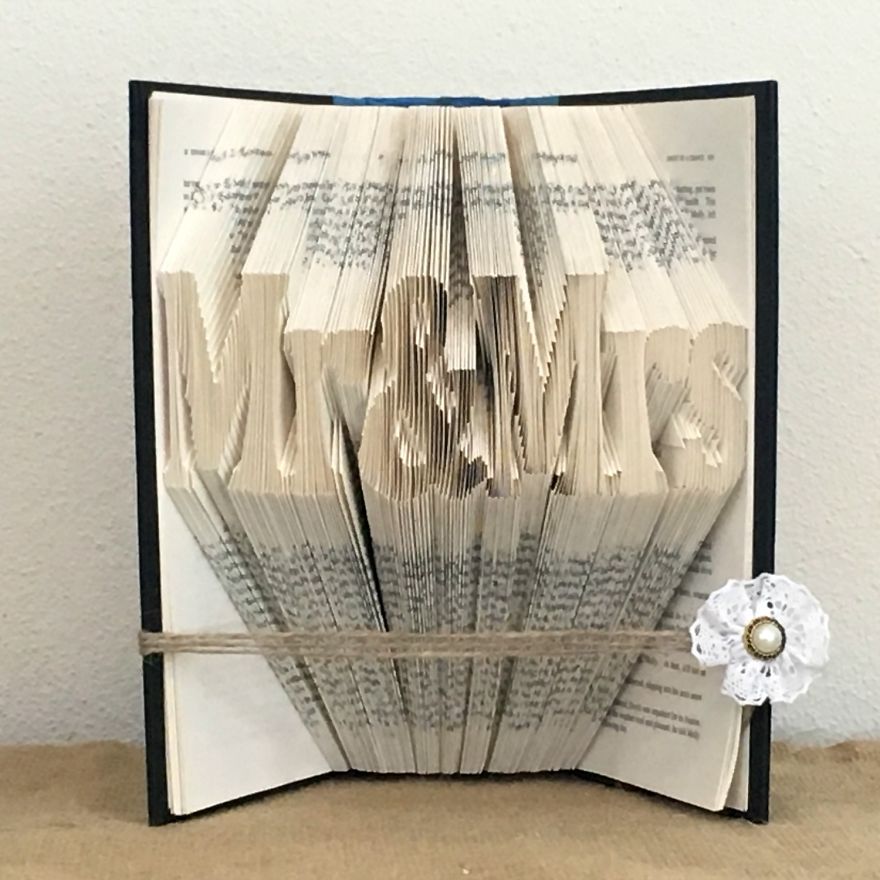 Mr & Mrs Book Fold