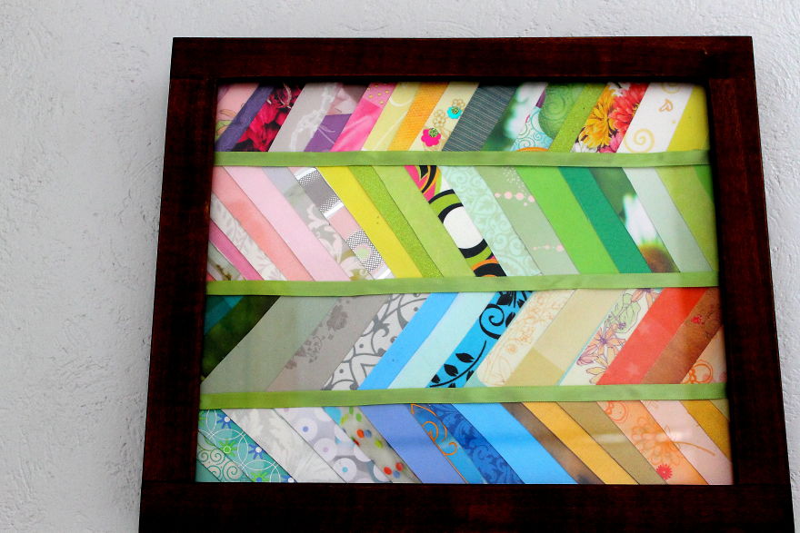 I Cut Up All Our Wedding Cards And Turned Them Into Art For Our Home I Cut Up All Our Wedding Cards And Turned Them Into Art For Our Home