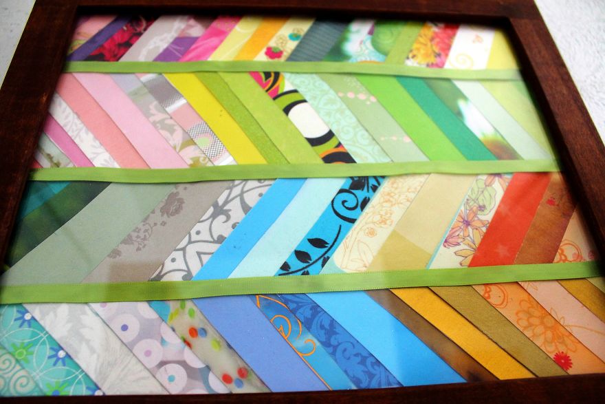 I Cut Up All Our Wedding Cards And Turned Them Into Art For Our Home I Cut Up All Our Wedding Cards And Turned Them Into Art For Our Home