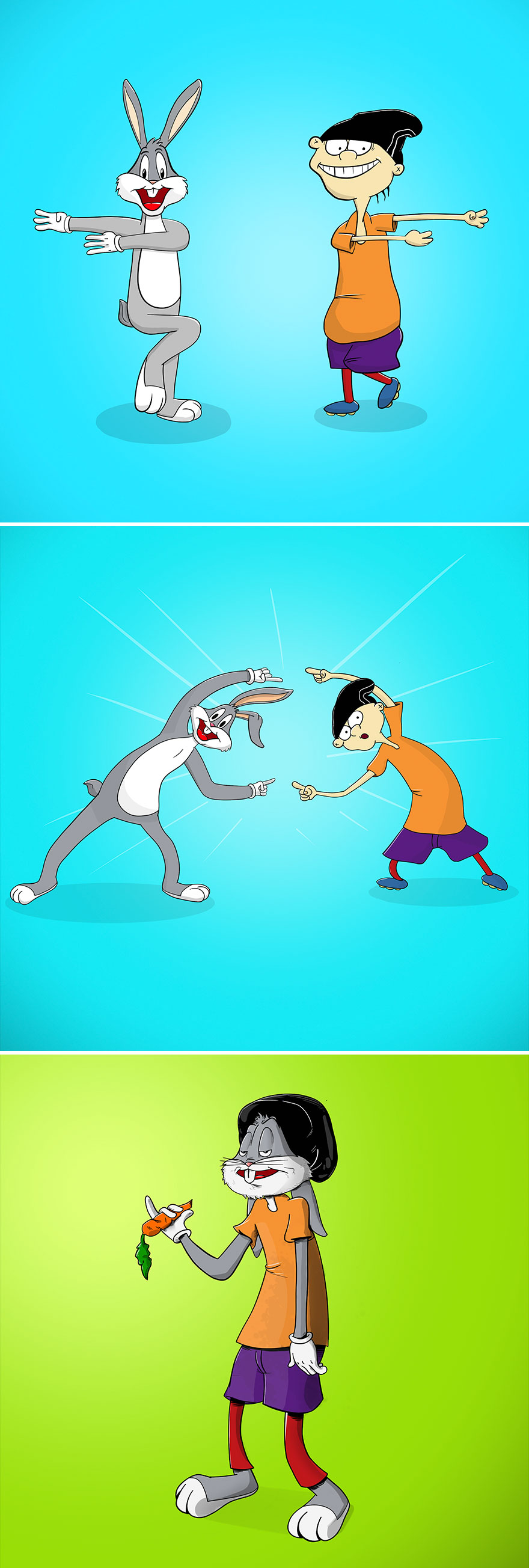 Bugs Bunny + Double D