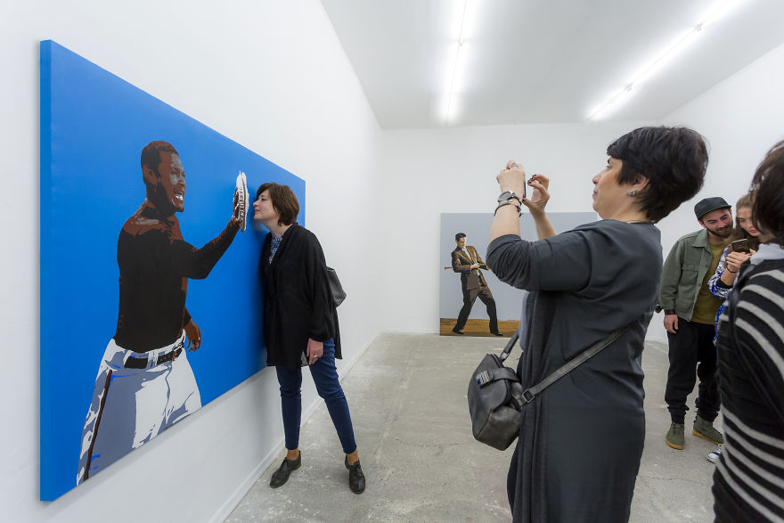 Artist Invites Viewers To Complete The Painting