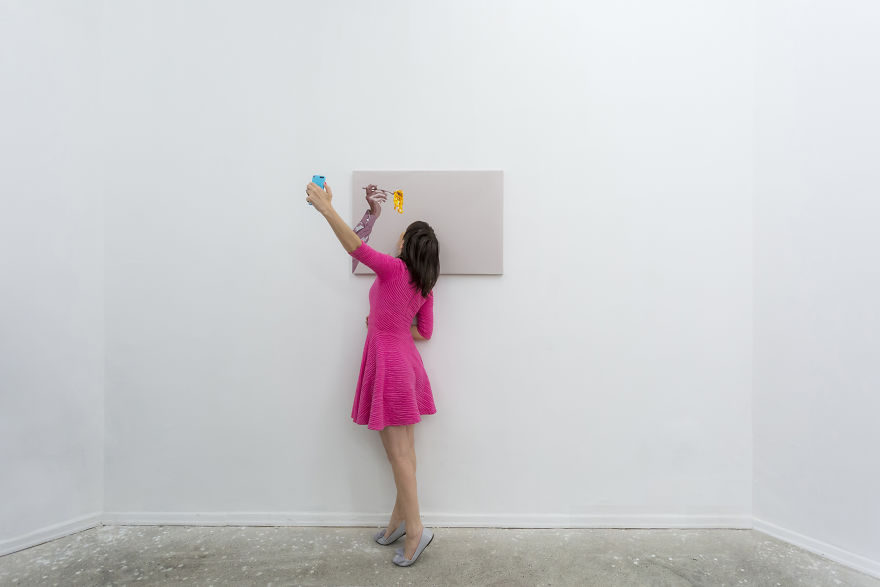 Artist Invites Viewers To Complete The Painting Artist Invites Viewers To Complete The Painting