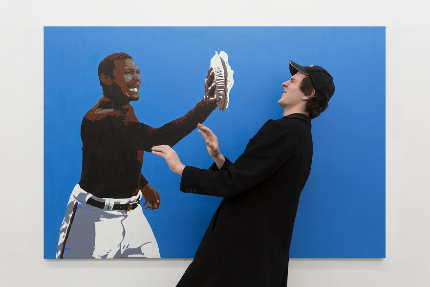 Artist Invites Viewers To Complete The Painting Artist Invites Viewers To Complete The Painting