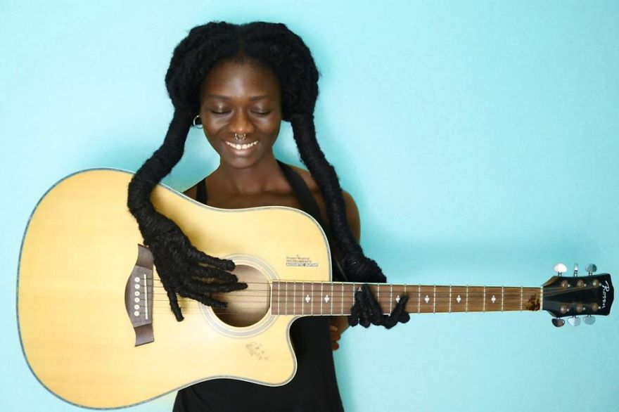 The Ivorian Artist Sculpts Her Hair To Match The Expressions In Her Mind