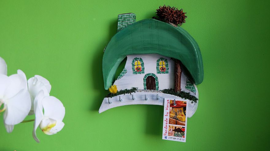 I Make Wooden Houses That You Can Hang On Your Wall