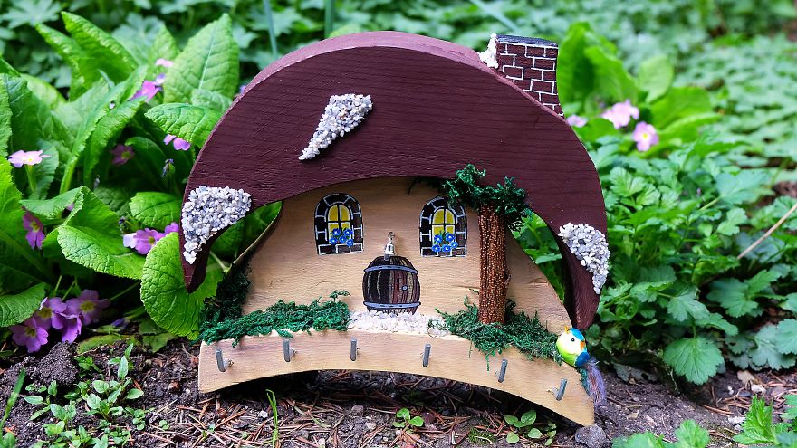 I Make Wooden Houses That You Can Hang On Your Wall