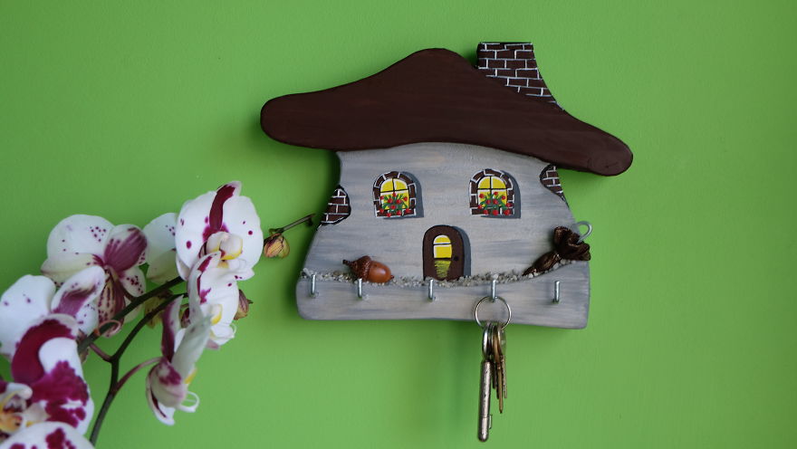 I Make Wooden Houses That You Can Hang On Your Wall