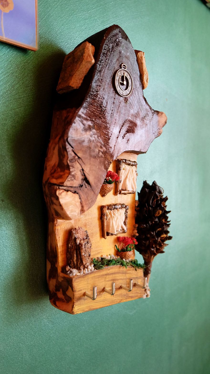 I Make Wooden Houses That You Can Hang On Your Wall