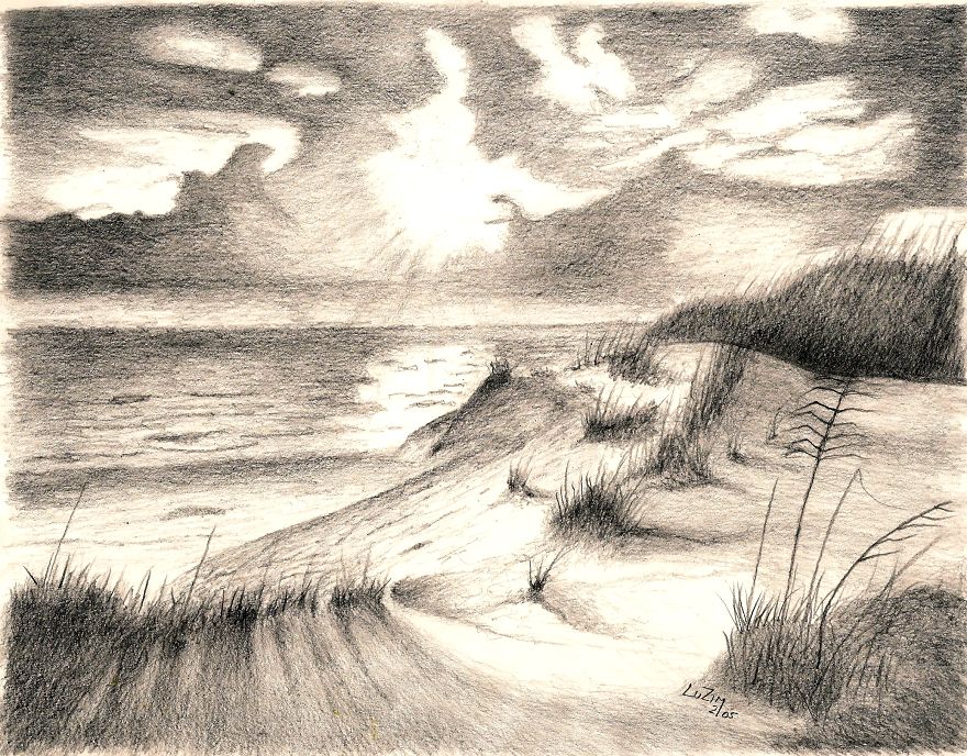 Destin Beach, Fla. Overlooking The Gulf Of Mexico, One Of Florida's Most Beautiful Beaches Indeed! I Did This One On A Regular Sketch Paper And Black Pencil 12 Years Ago! Check My Website: Luzimmscratchart.com Destin Beach, Fla. Overlooking The Gulf Of Mexico, One Of Florida's Most Beautiful Beaches Indeed! I Did This One On A Regular Sketch Paper And Black Pencil 12 Years Ago! Check My Website: Luzimmscratchart.com