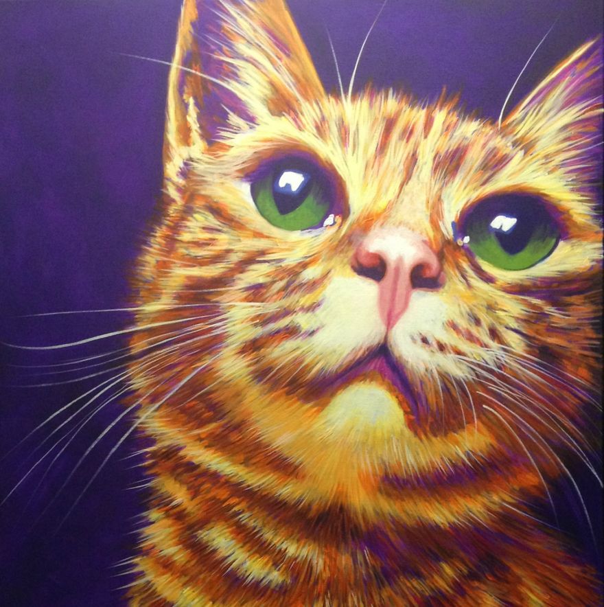 These Stunning Pet Portraits Are Painted From The Pet Owners Phone Photos! These Stunning Pet Portraits Are Painted From The Pet Owners Phone Photos!