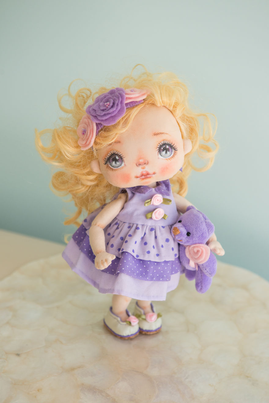 I Create One-of-a-kind Dolls By Sewing Them And Handpainting Their Faces (part 2)