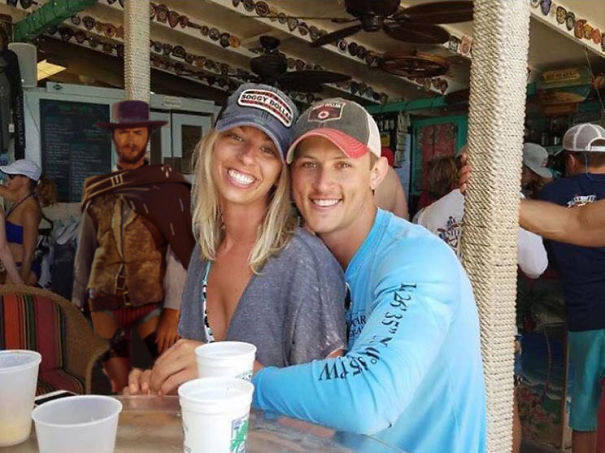 Pantsless Eastwood Photo Bomb