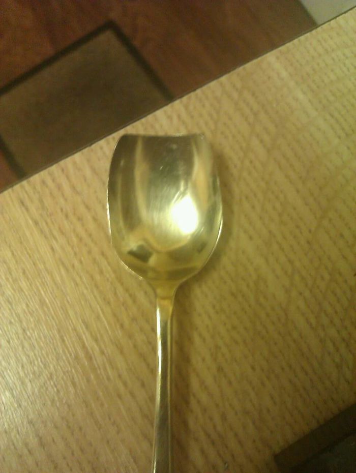 A Teaspoon That Was Once My Grandparents'.