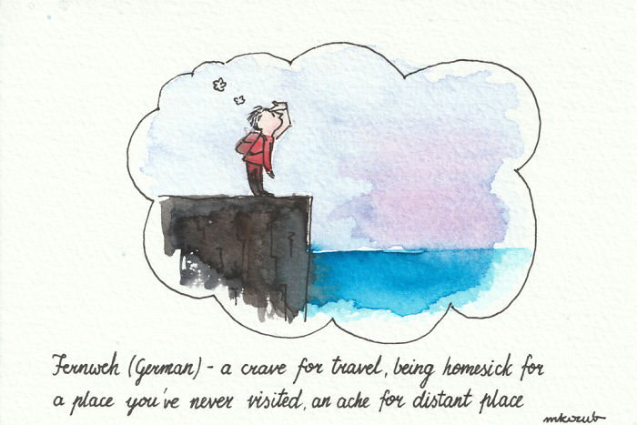 Postcards From Mars: Untranslatable Words Illustrated