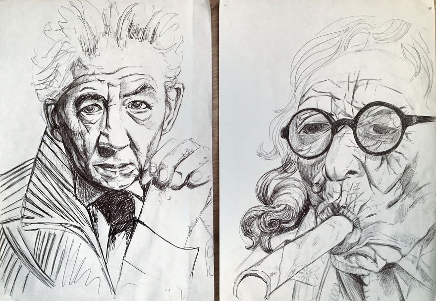 I Draw Beautiful People And Things Around Me With Colour Pencils And Ball Pen I Draw Beautiful People And Things Around Me With Colour Pencils And Ball Pen