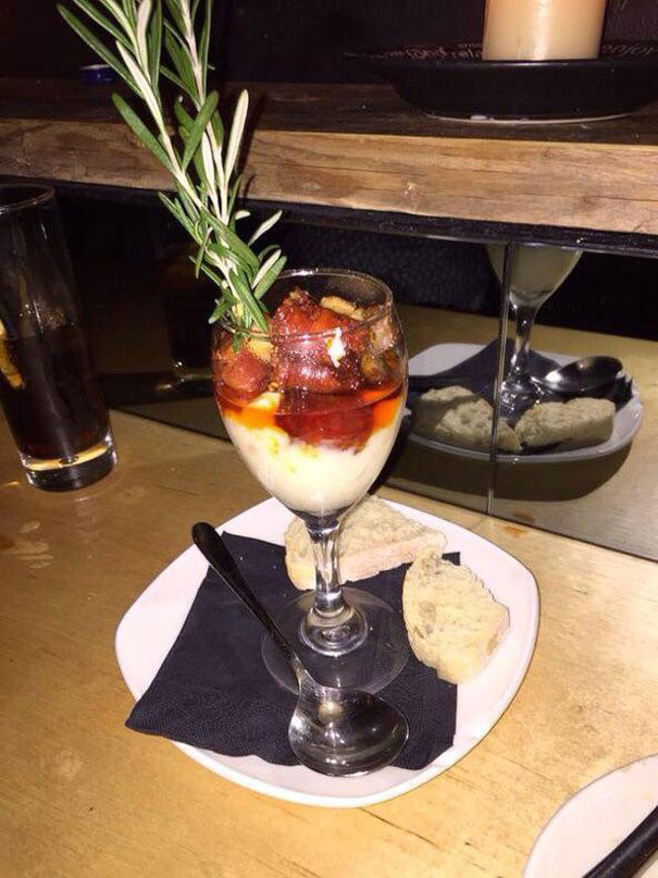 A Nationalwineday Reminder That Wine Glasses Should Not Be Used For Sausage, Mash And Unnecessarily Large Bits Of Rosemary