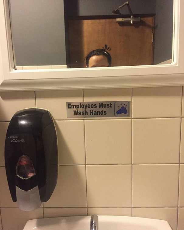 Clearly A Tall Man Designed This Bathroom