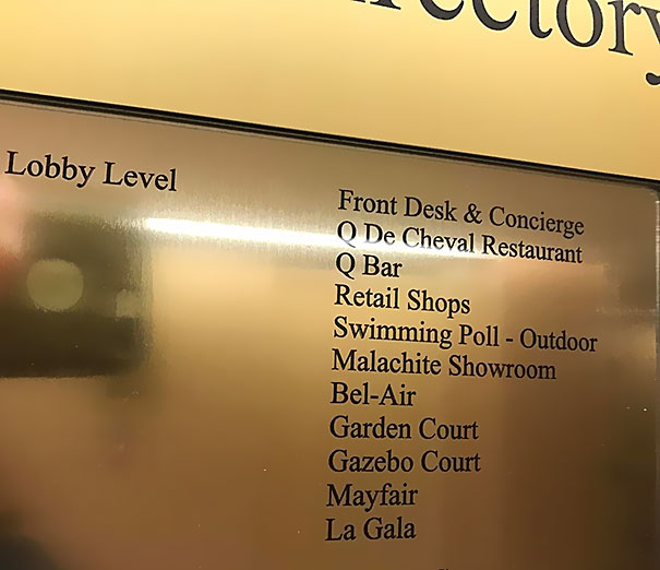 What Do You Suppose A "Swimming Poll" Is?