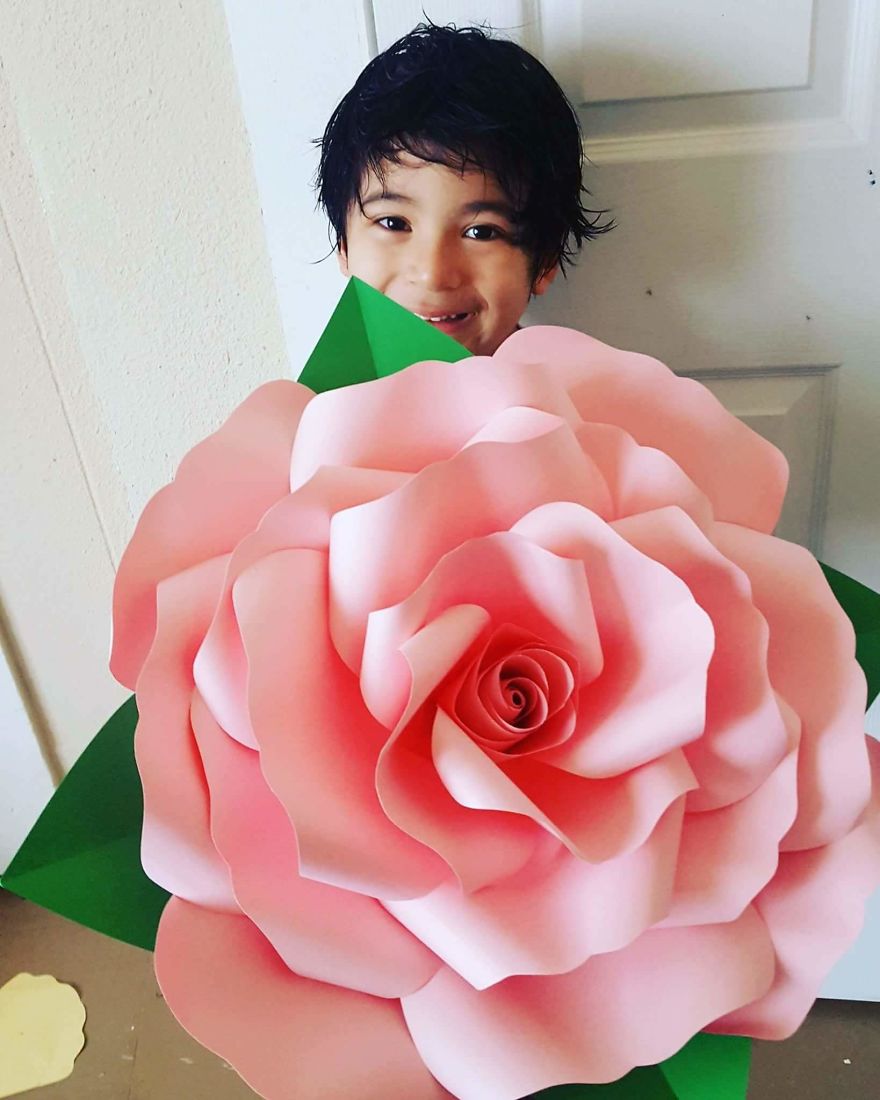 Giant Paper Flowers