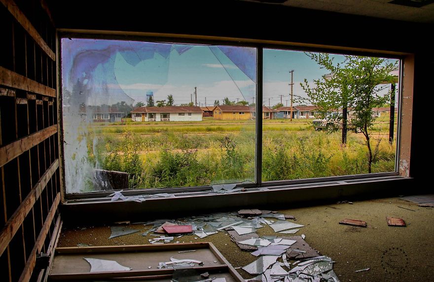 Hospital At Abandoned Cold War Afb In Montana