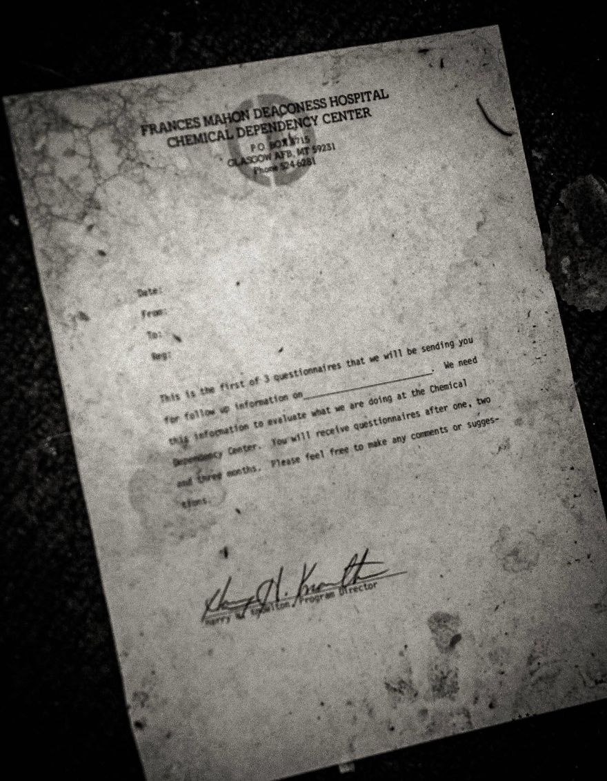 Hospital At Abandoned Cold War Afb In Montana