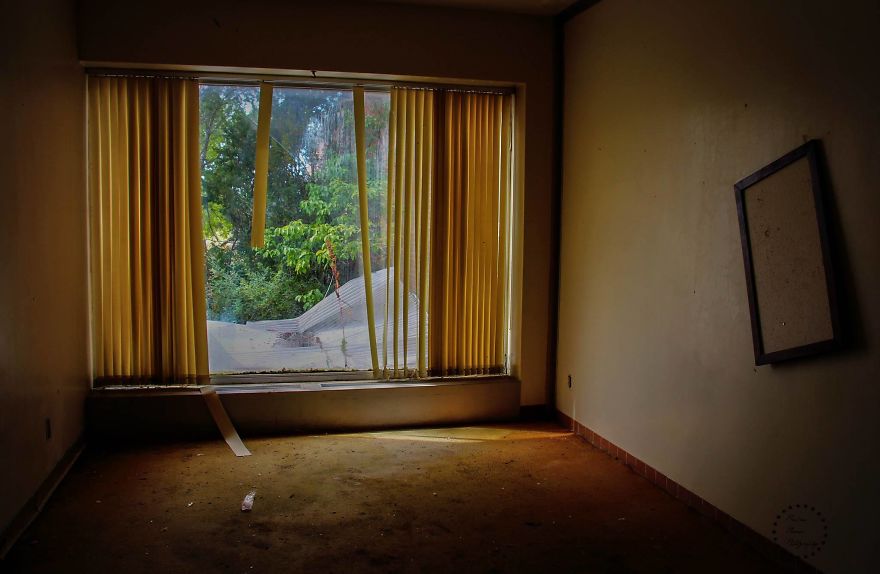 Hospital At Abandoned Cold War Afb In Montana