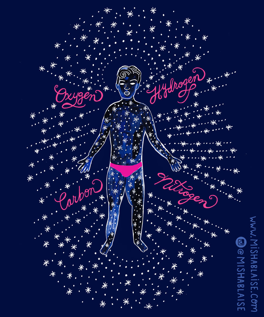 I Illustrated Some Of The Freaking Amazing Ways We Are Always Connected To The Universe And All Life On Earth