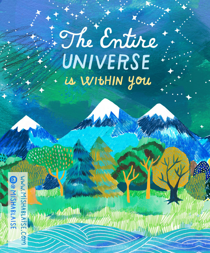 I Illustrated Some Of The Freaking Amazing Ways We Are Always Connected To The Universe And All Life On Earth