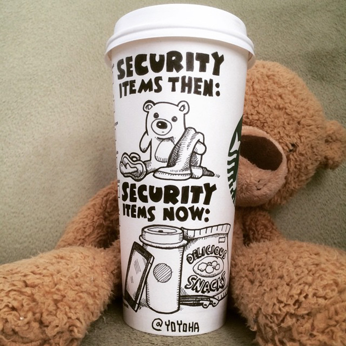 I Draw Cartoons Every Day, Sometimes On Coffee Cups